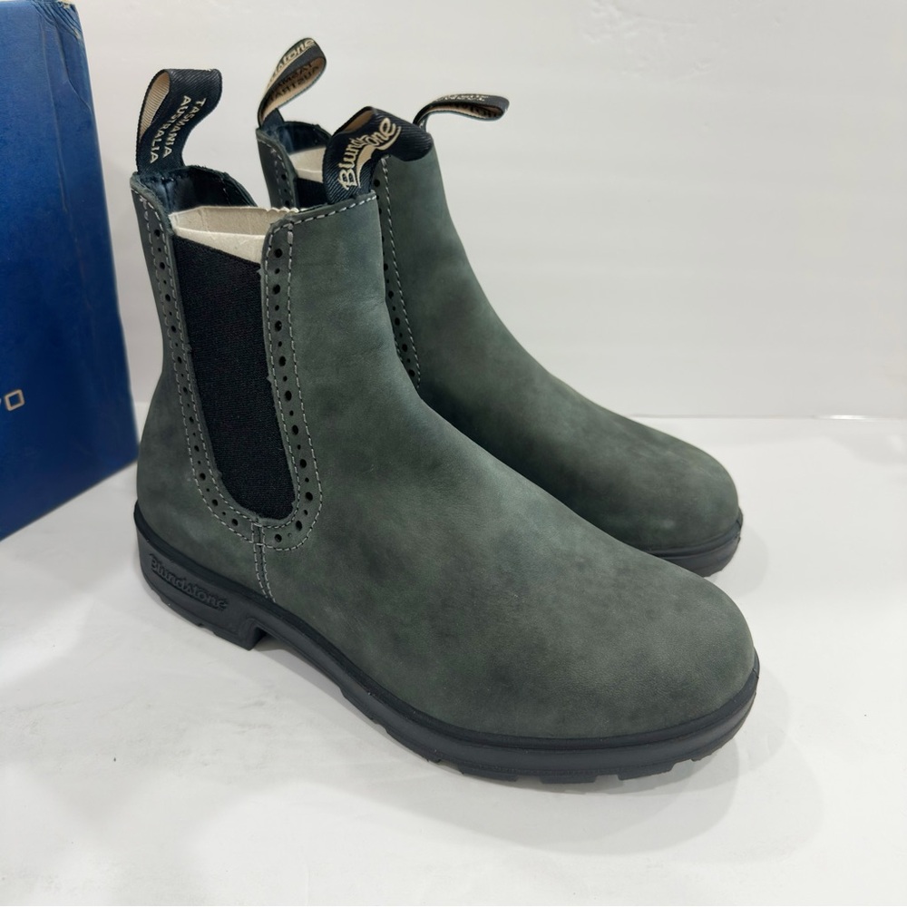 Blundstone Green Ankle Boots